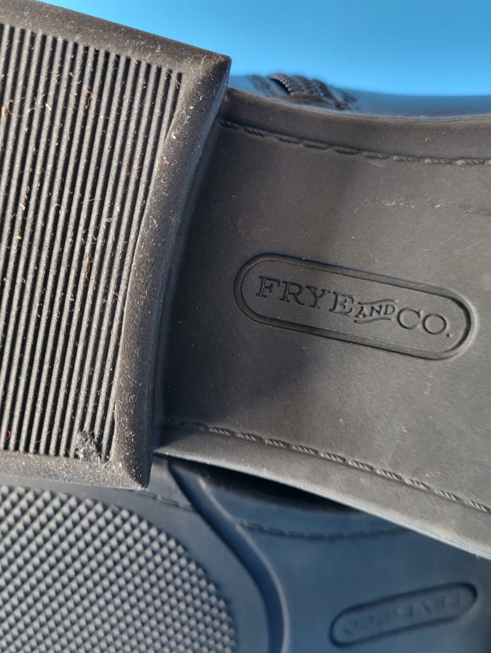Frye & Co Heel Booties Boots Conley Woman's 9.5 M Black Side Zipper NWT New NIB - Picture 8 of 12